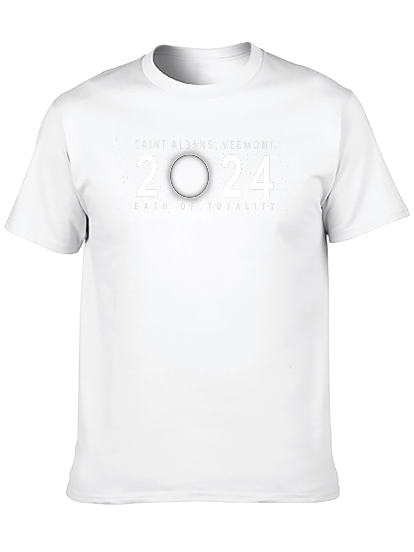 Saint Albans VT Eclipse 2024 Path of Totality T-Shirt