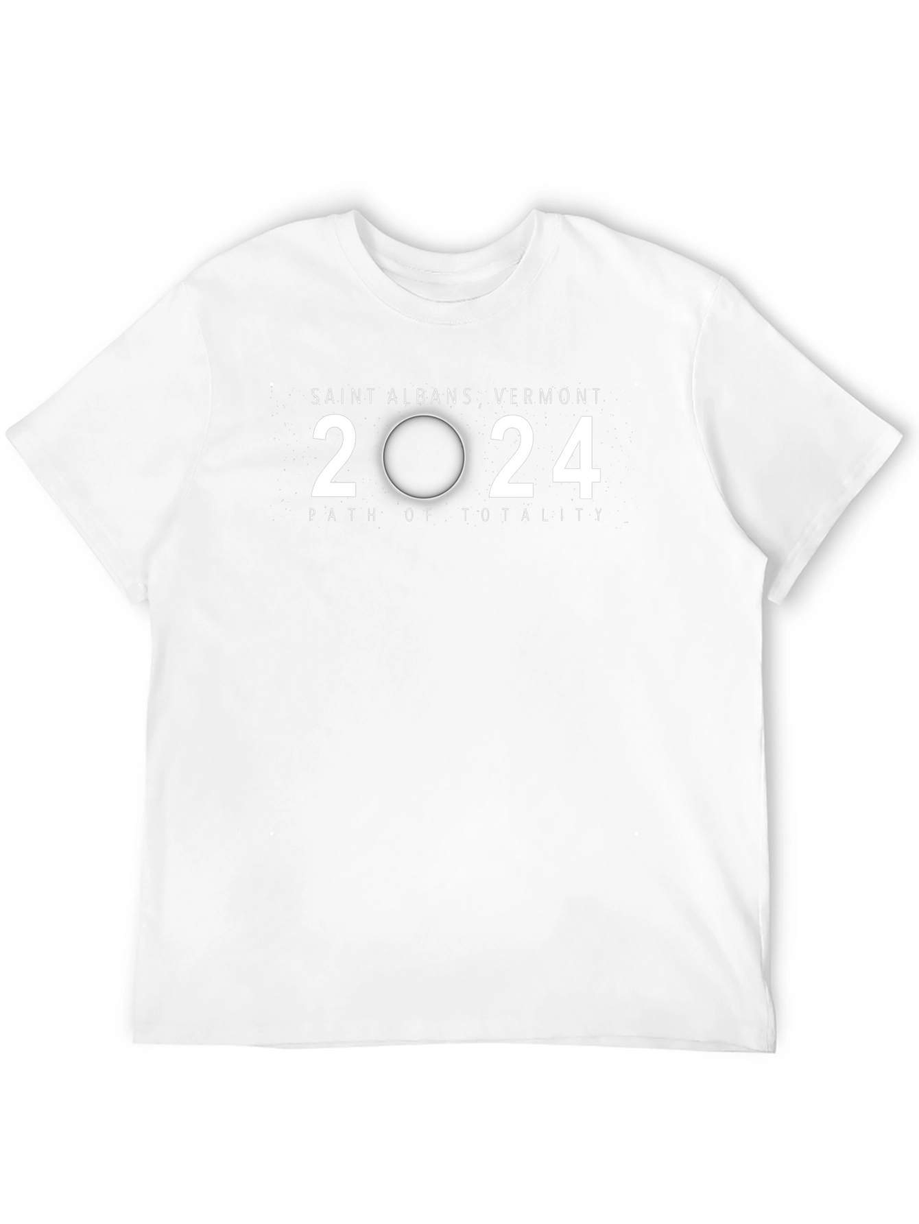 Saint Albans VT Eclipse 2024 Path of Totality T-Shirt