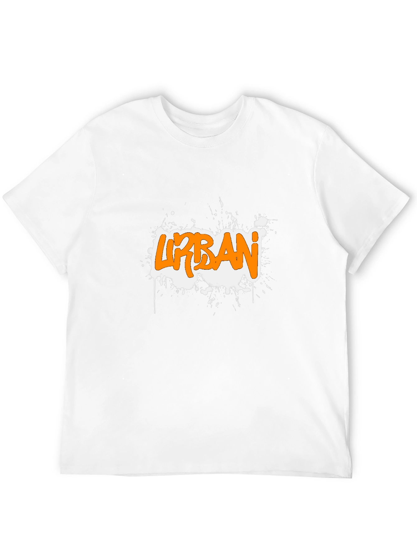 Urban Graffiti Graphic Black T-Shirt