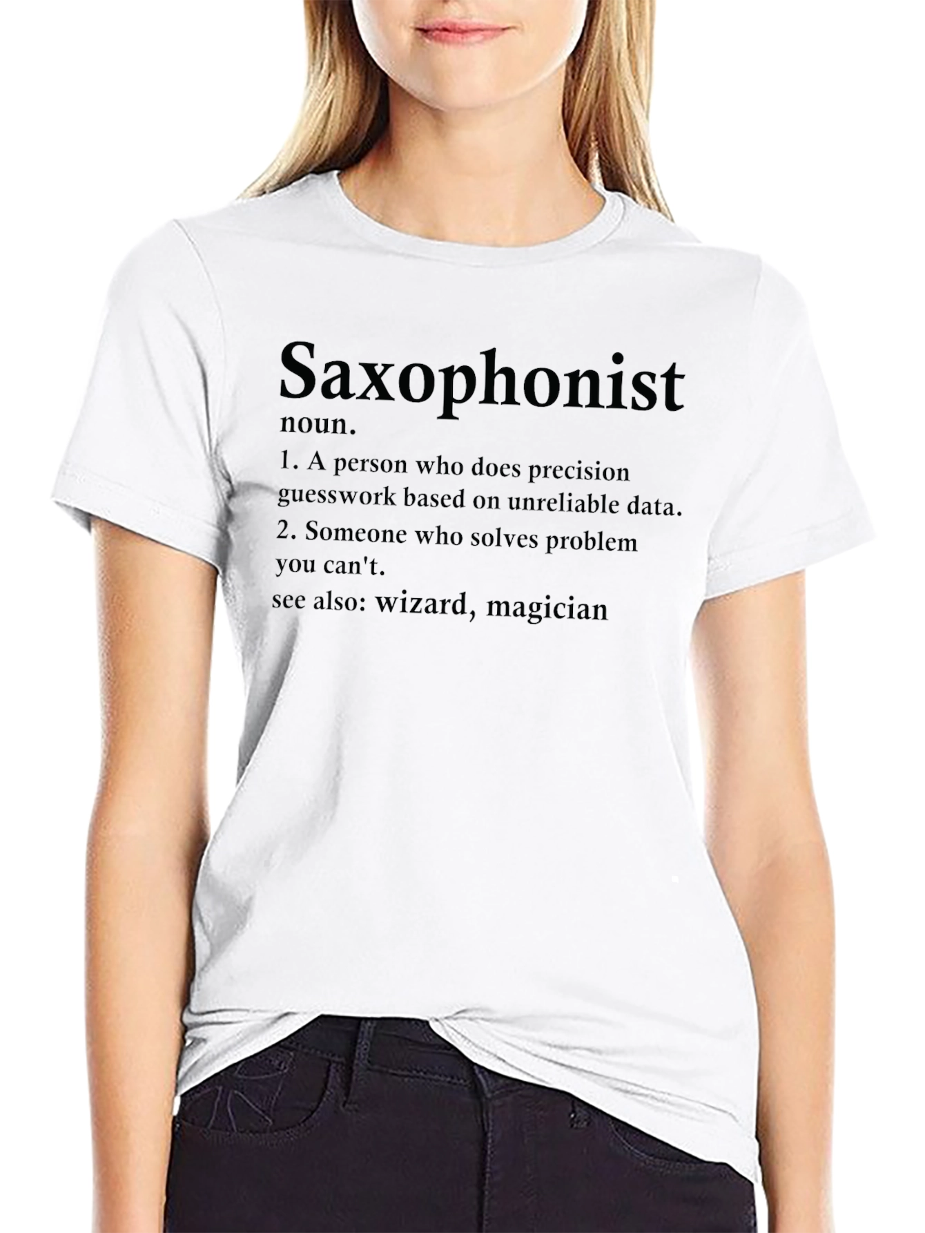 Saxophonist Definition T-Shirt Music Lover Gift