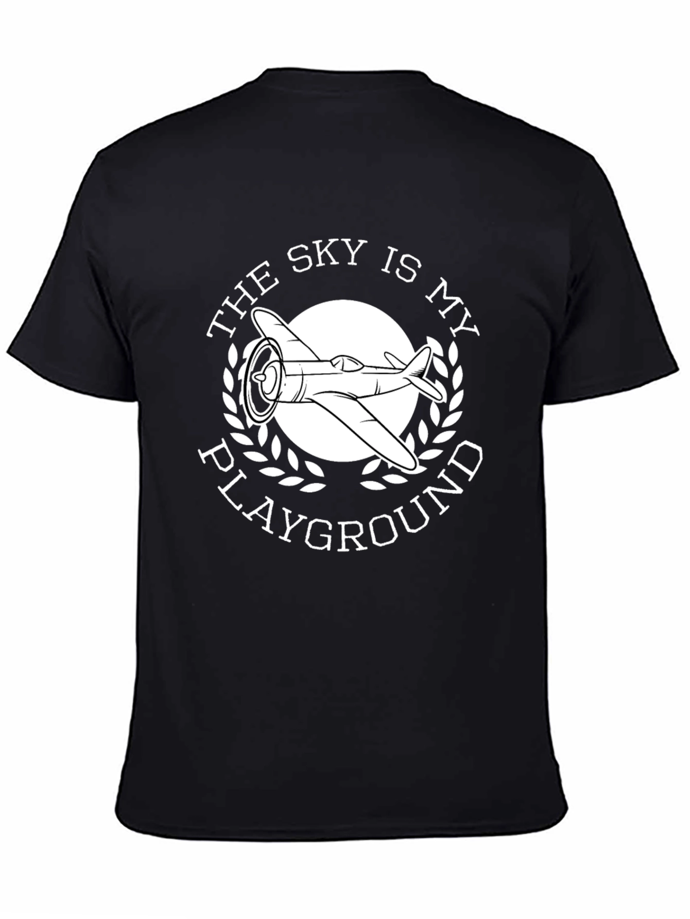 The Sky Is My Playground Airplane Graphic T-Shirt