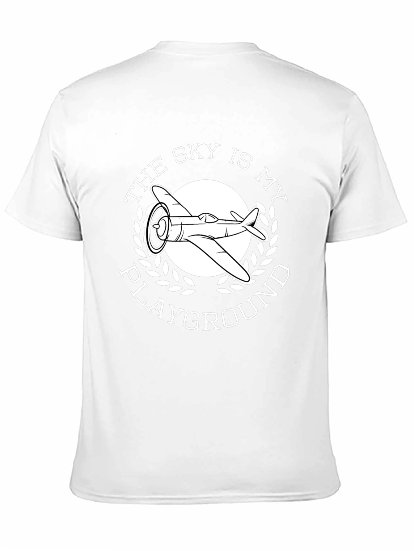 The Sky Is My Playground Airplane Graphic T-Shirt
