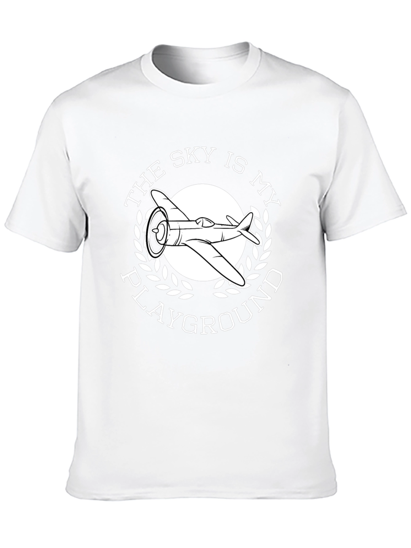 The Sky Is My Playground Airplane Graphic T-Shirt