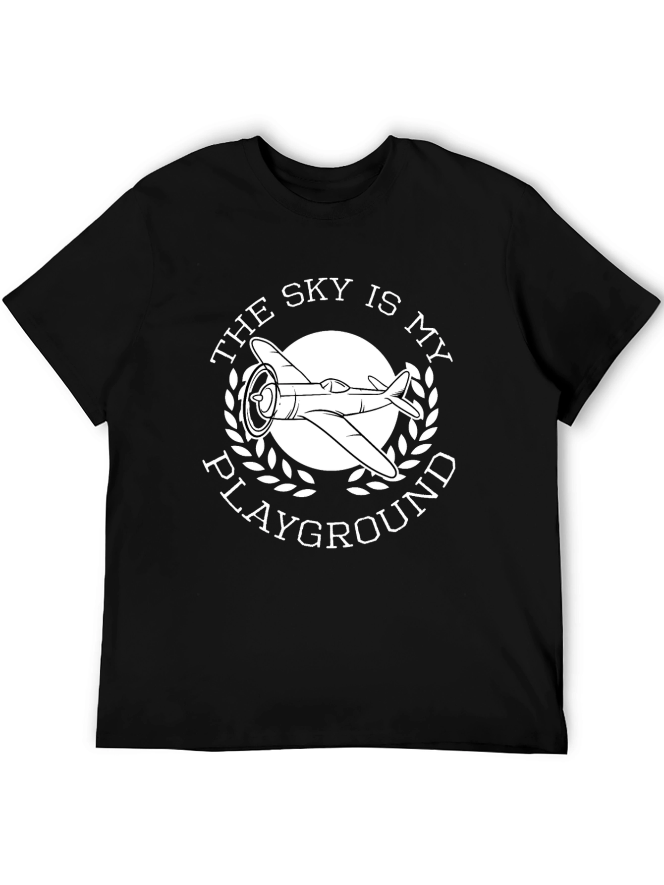 The Sky Is My Playground Airplane Graphic T-Shirt