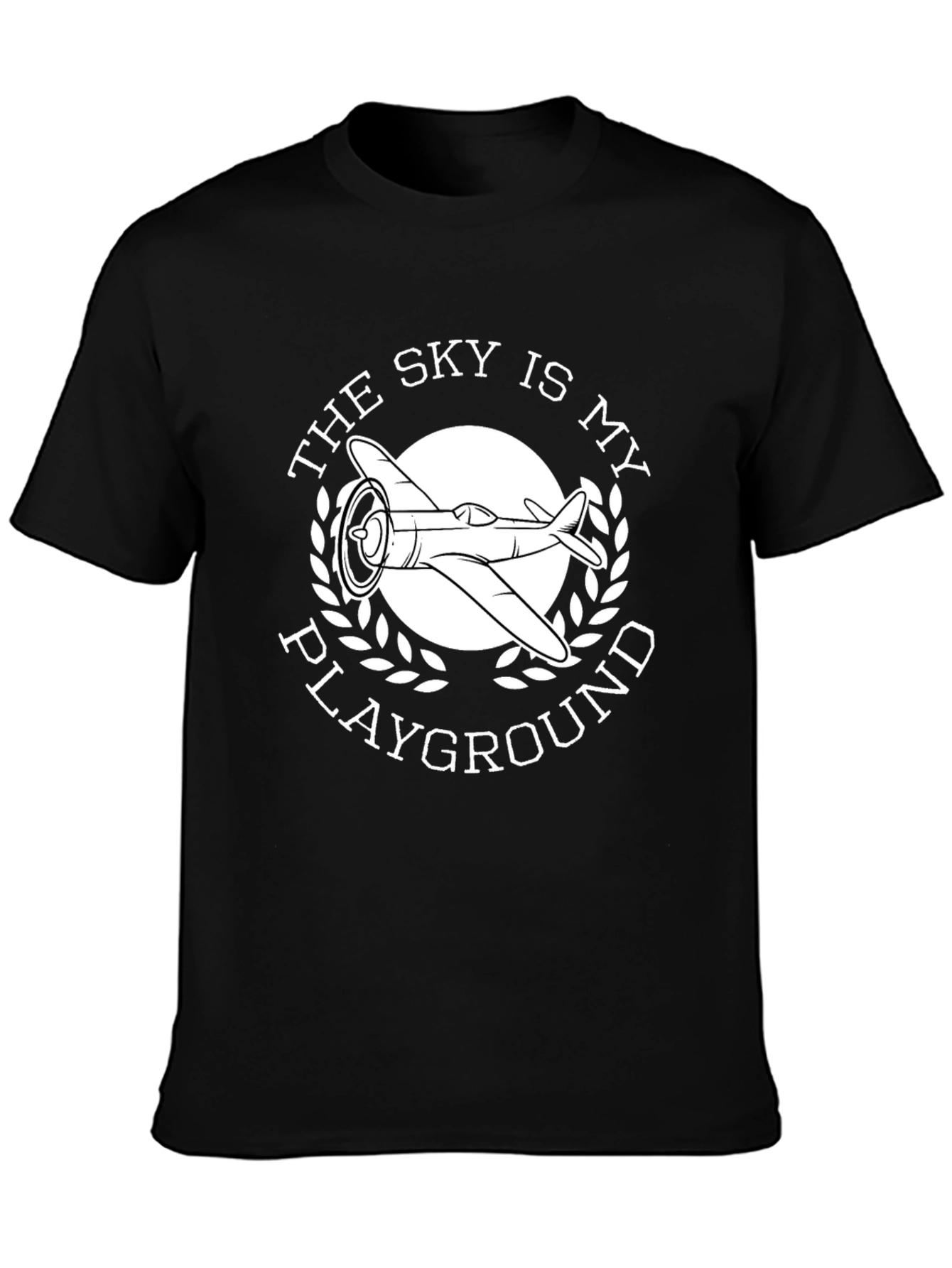 The Sky Is My Playground Airplane Graphic T-Shirt