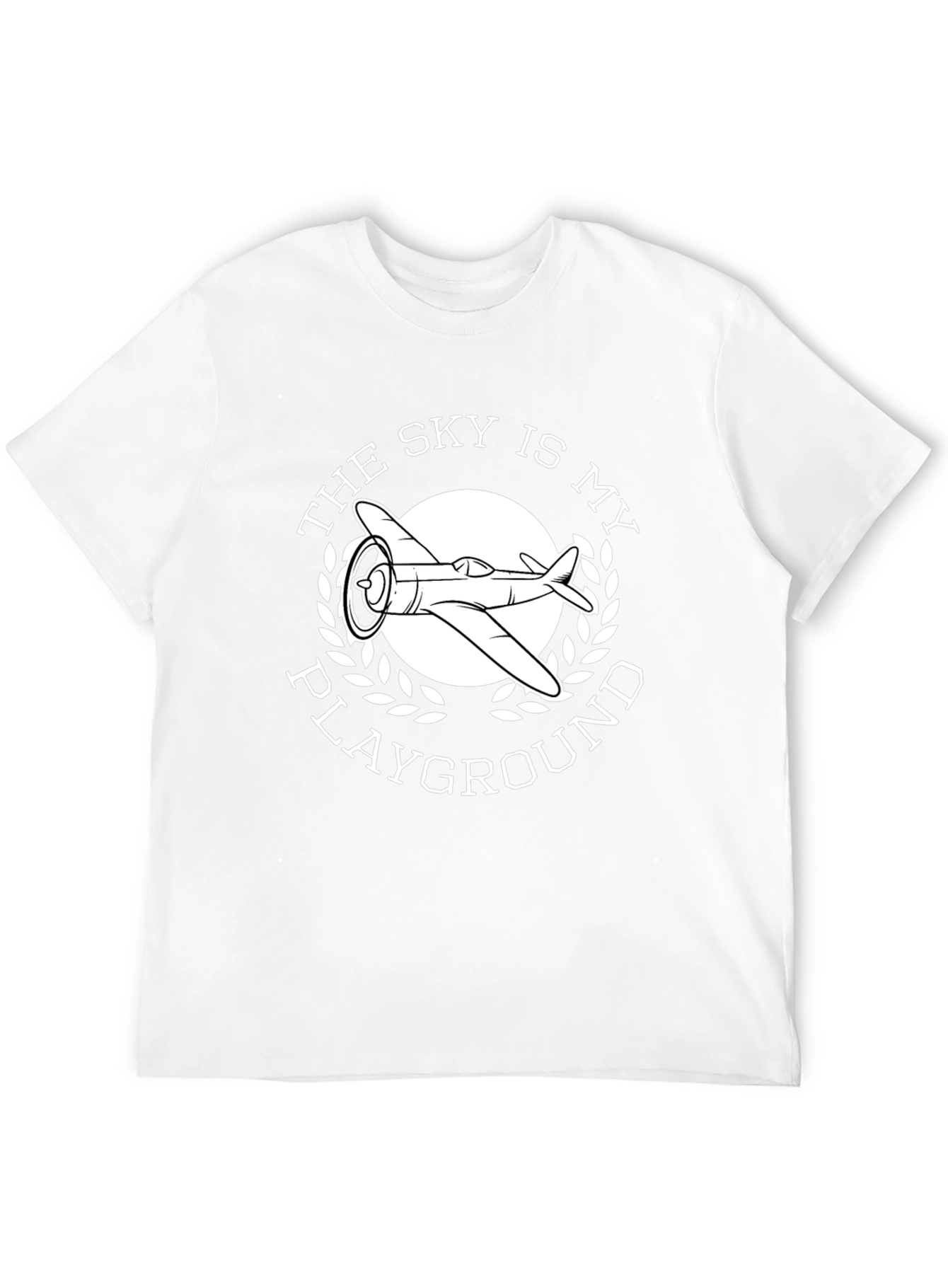 The Sky Is My Playground Airplane Graphic T-Shirt