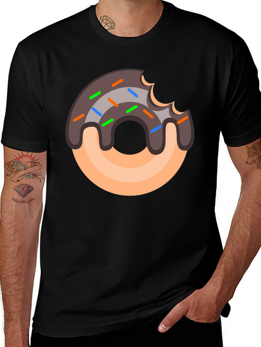 Donut Graphic T-Shirt - Sweet Tooth Style