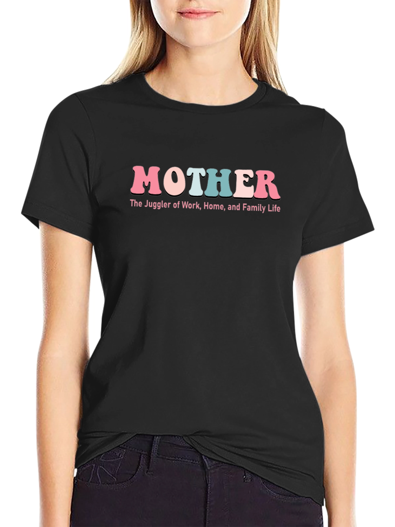 Mother Juggler Tee - Work Home Family