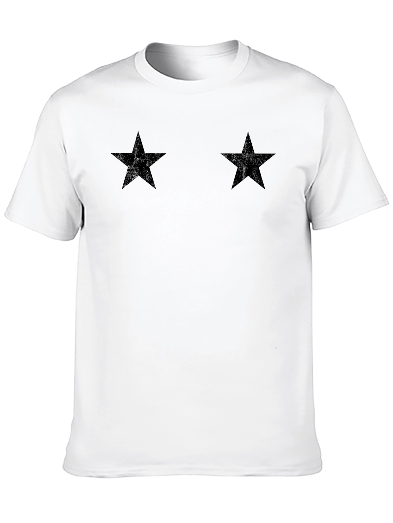 Black Star Graphic Tee - Casual Style