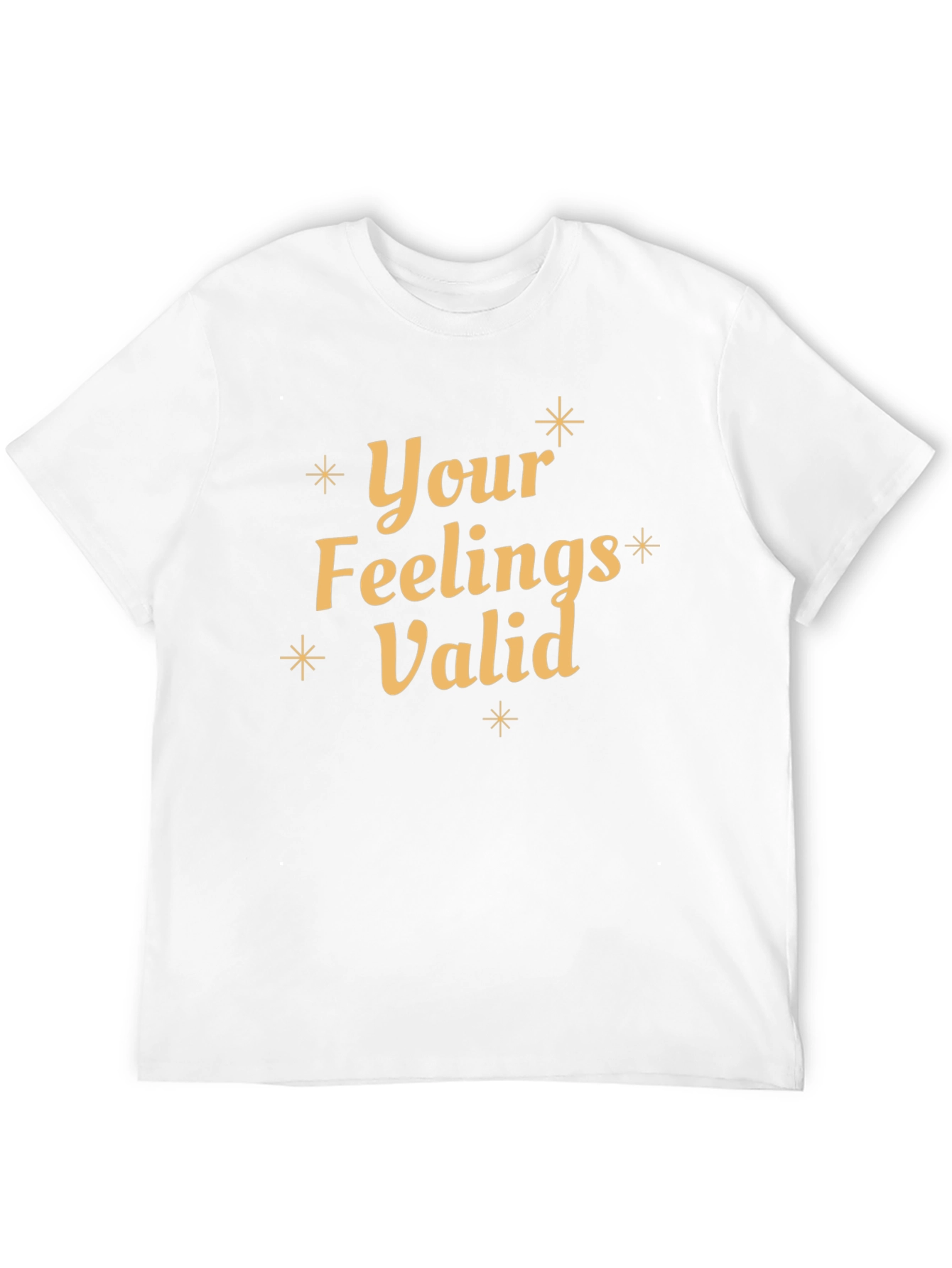 Your Feelings Valid Black Graphic T-Shirt