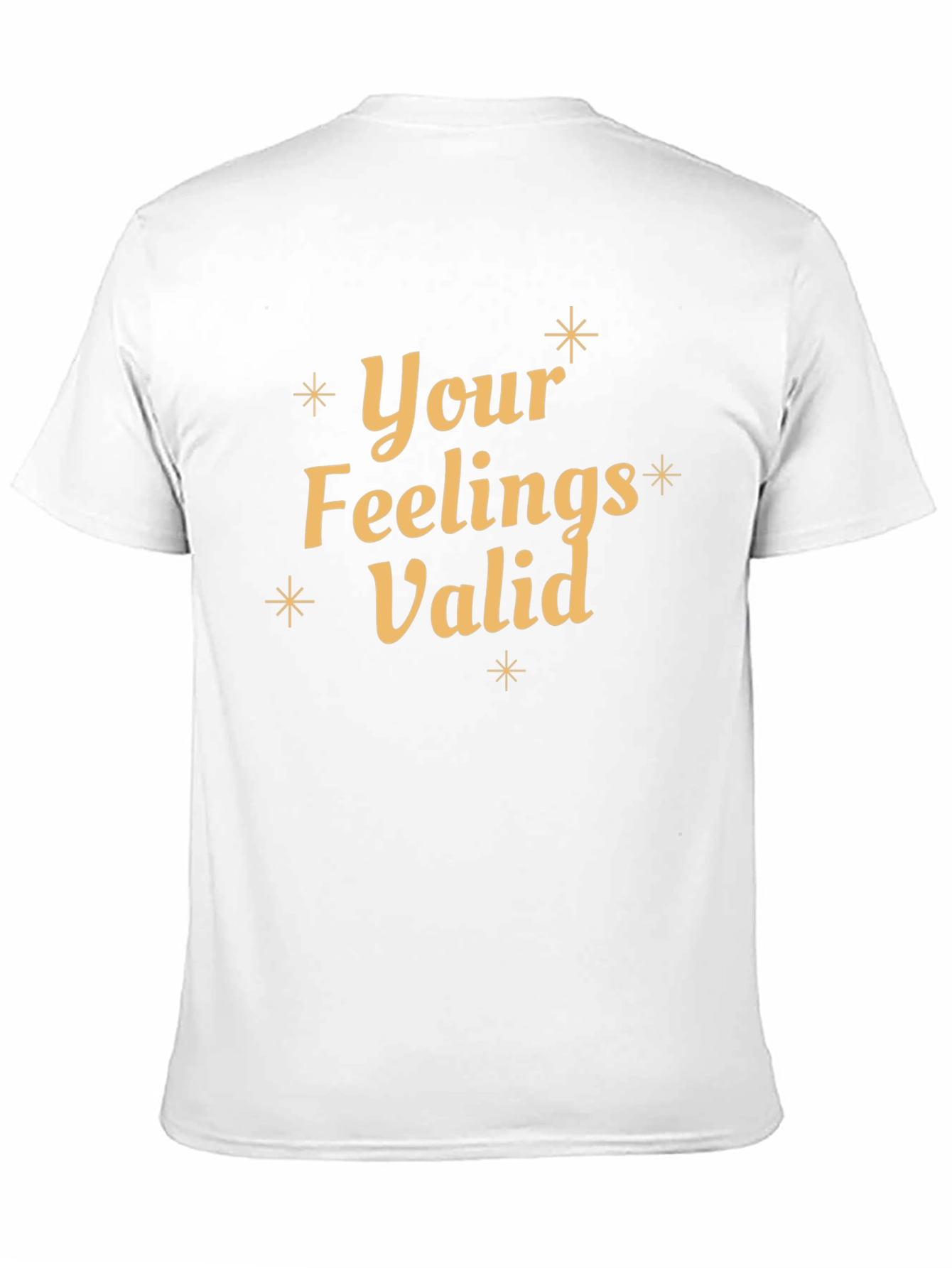 Your Feelings Valid Black Graphic T-Shirt