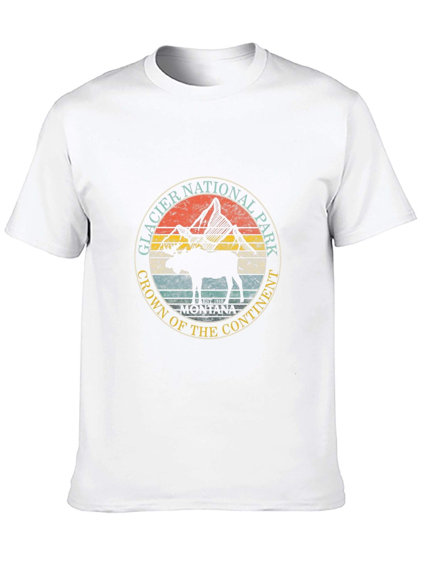 Glacier National Park Moose T-Shirt