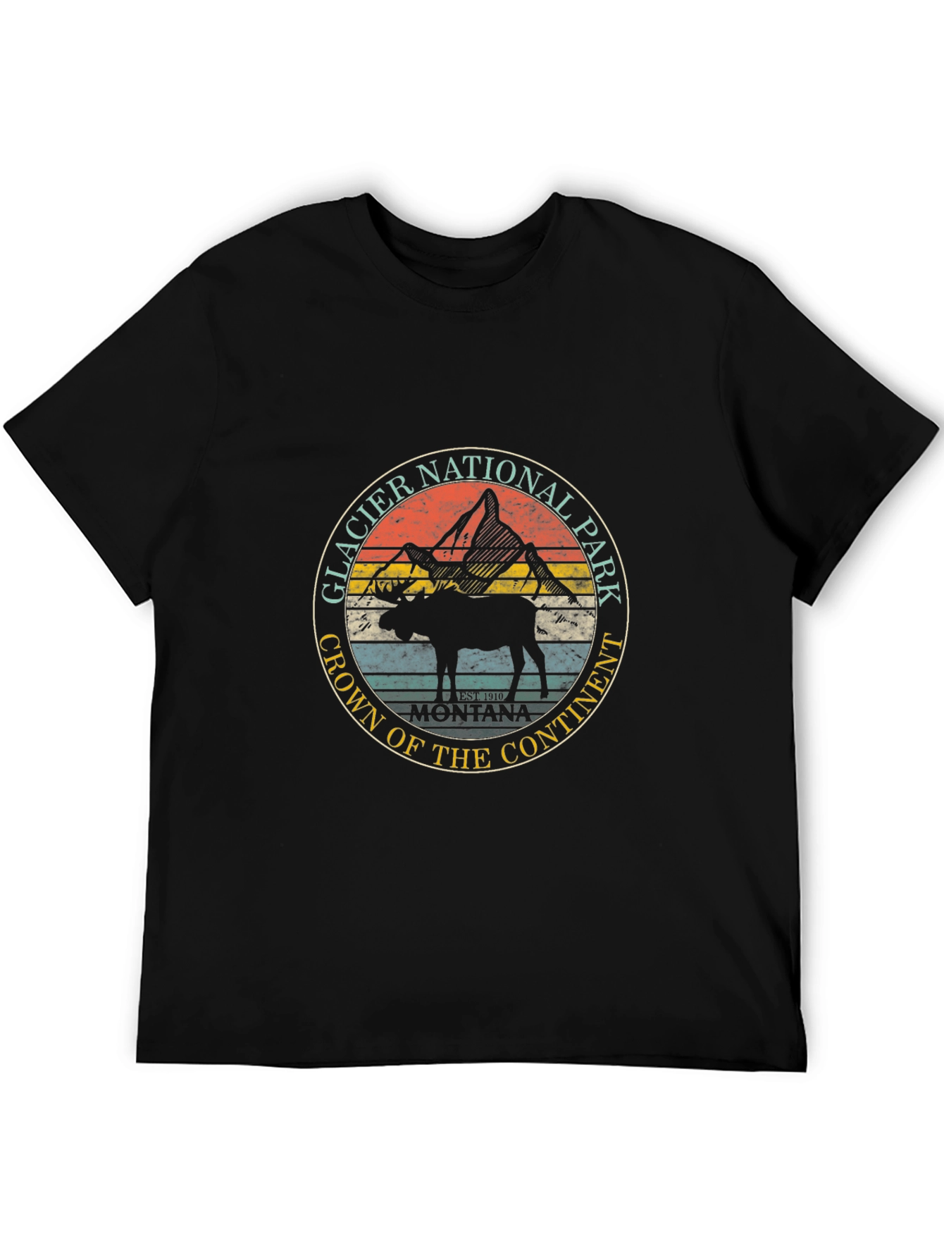 Glacier National Park Moose T-Shirt