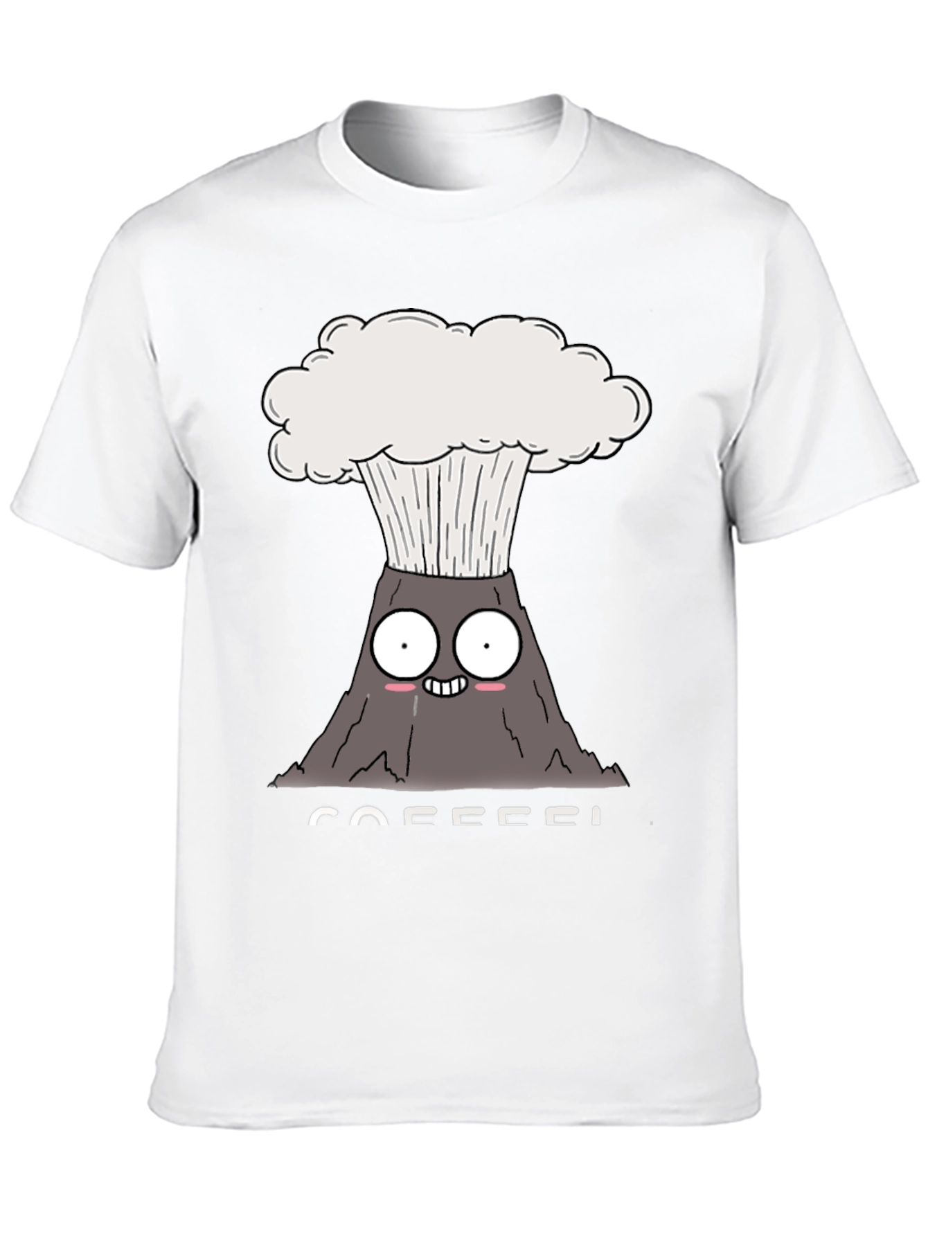 Coffee Volcano T-Shirt - Funny Graphic Tee