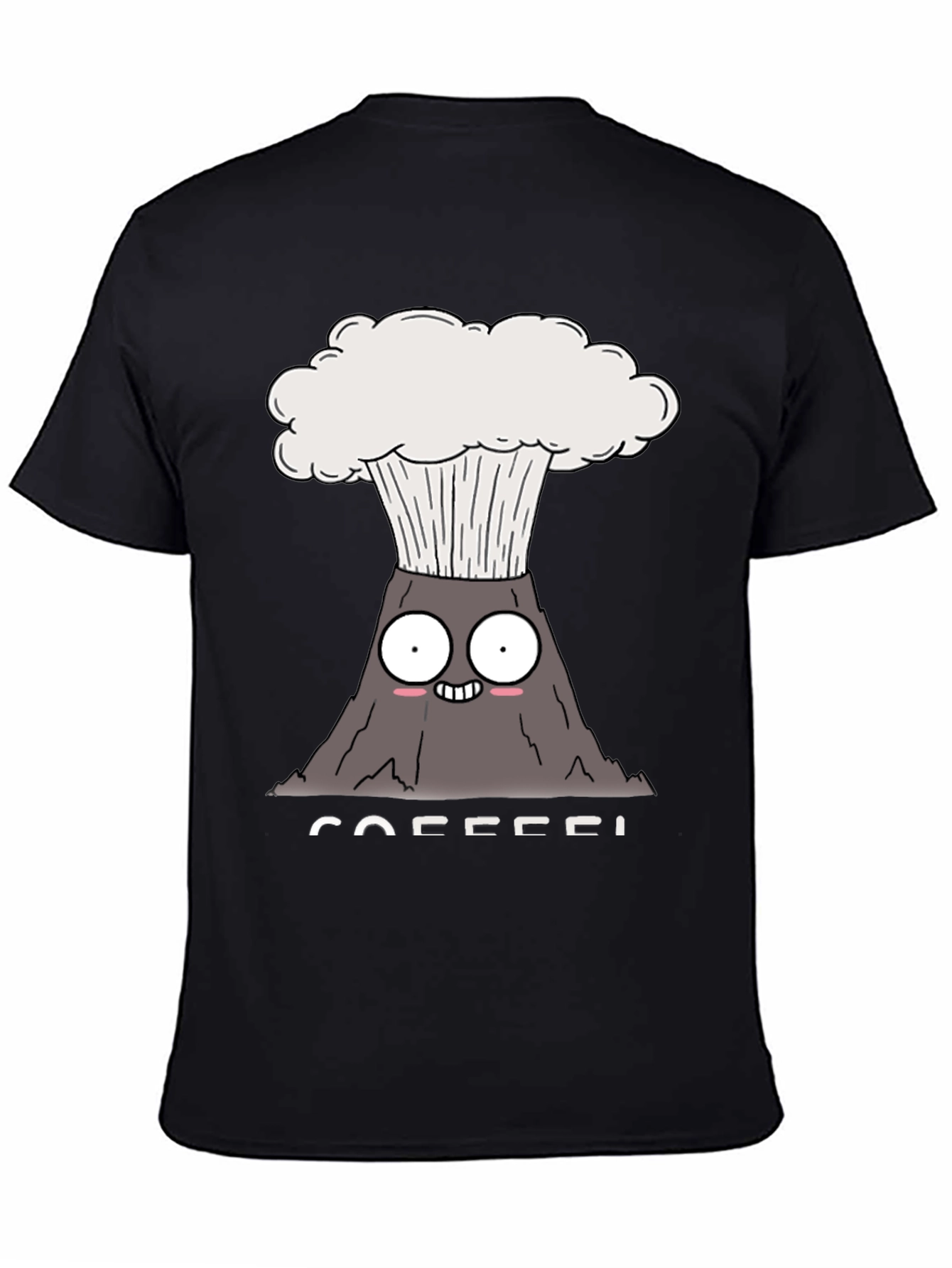 Coffee Volcano T-Shirt - Funny Graphic Tee