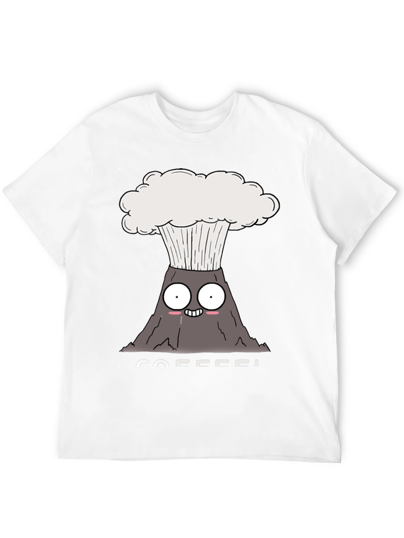 Coffee Volcano T-Shirt - Funny Graphic Tee