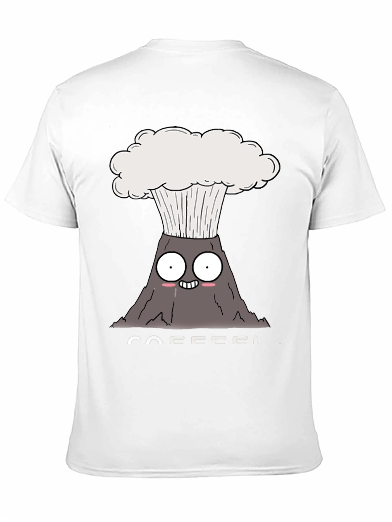 Coffee Volcano T-Shirt - Funny Graphic Tee