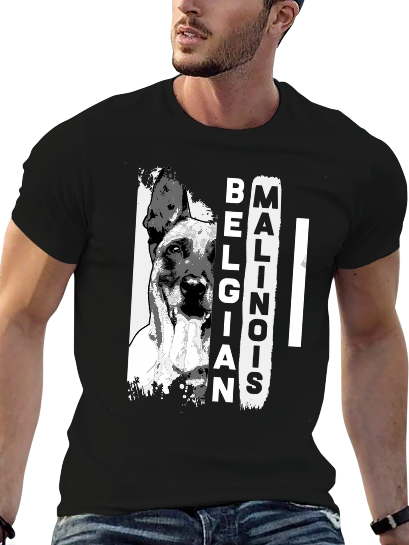 Belgian Malinois T-Shirt – Stylish Dog Lover Graphic Tee
