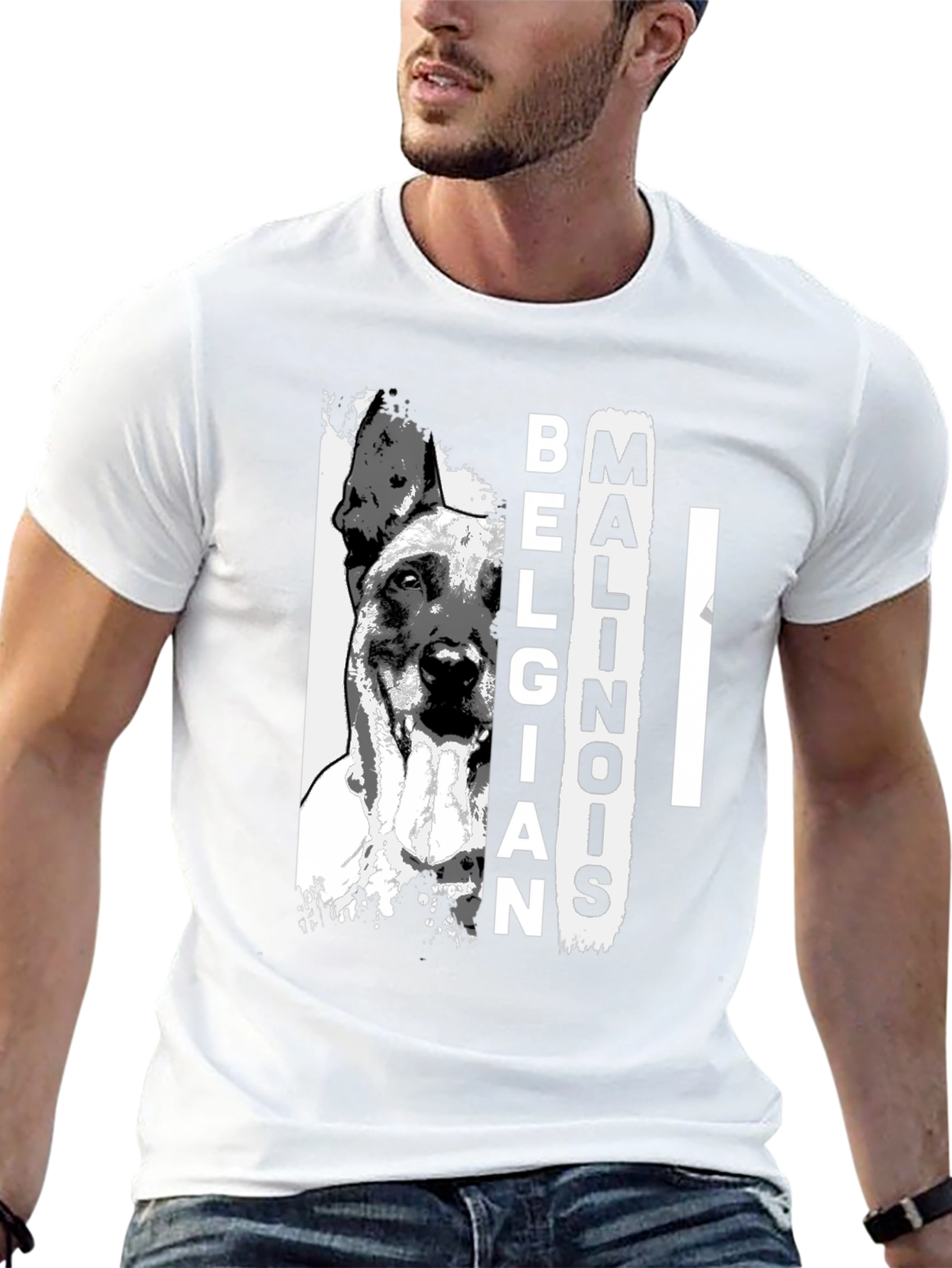 Belgian Malinois T-Shirt – Stylish Dog Lover Graphic Tee