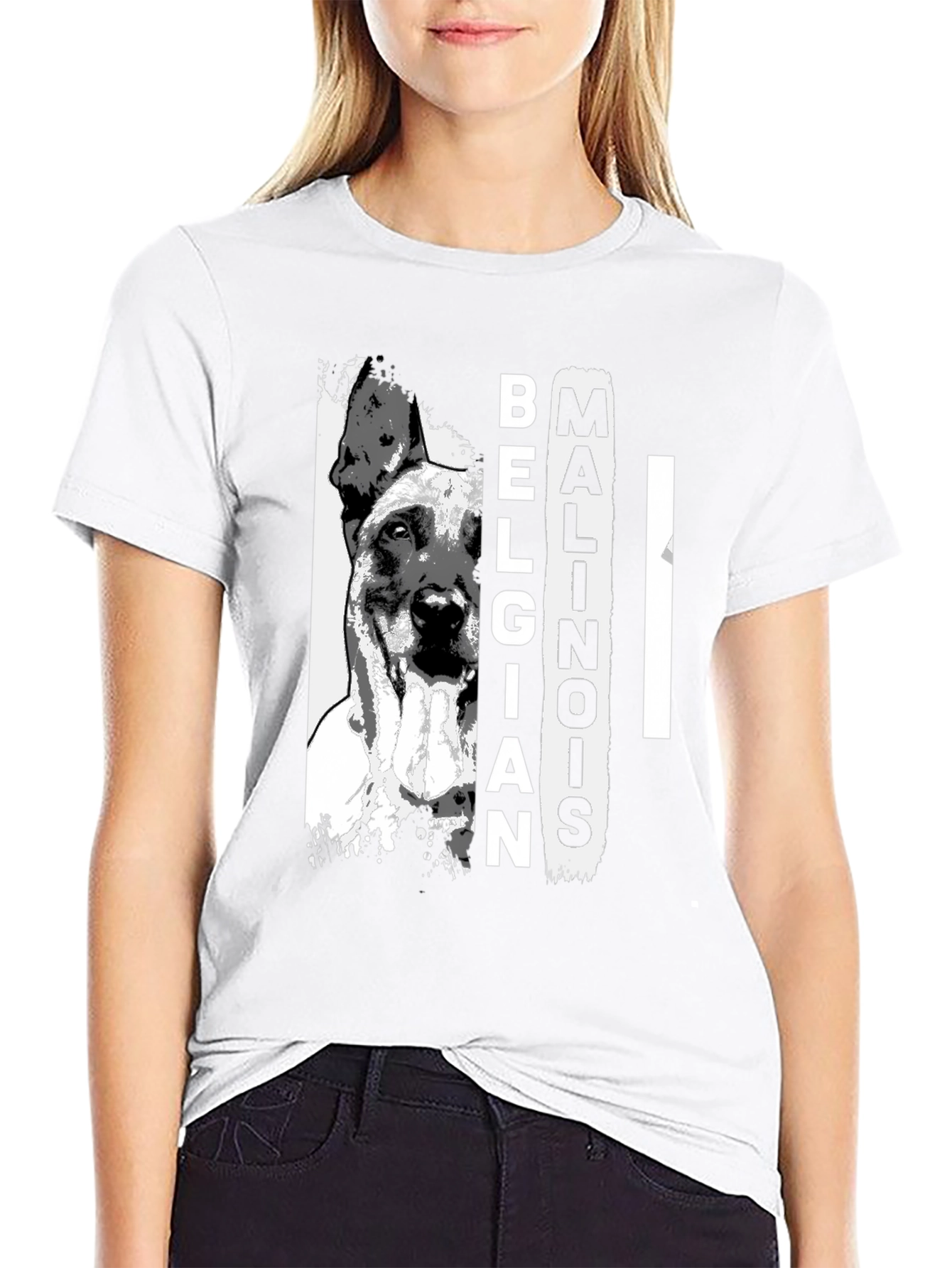 Belgian Malinois T-Shirt – Stylish Dog Lover Graphic Tee