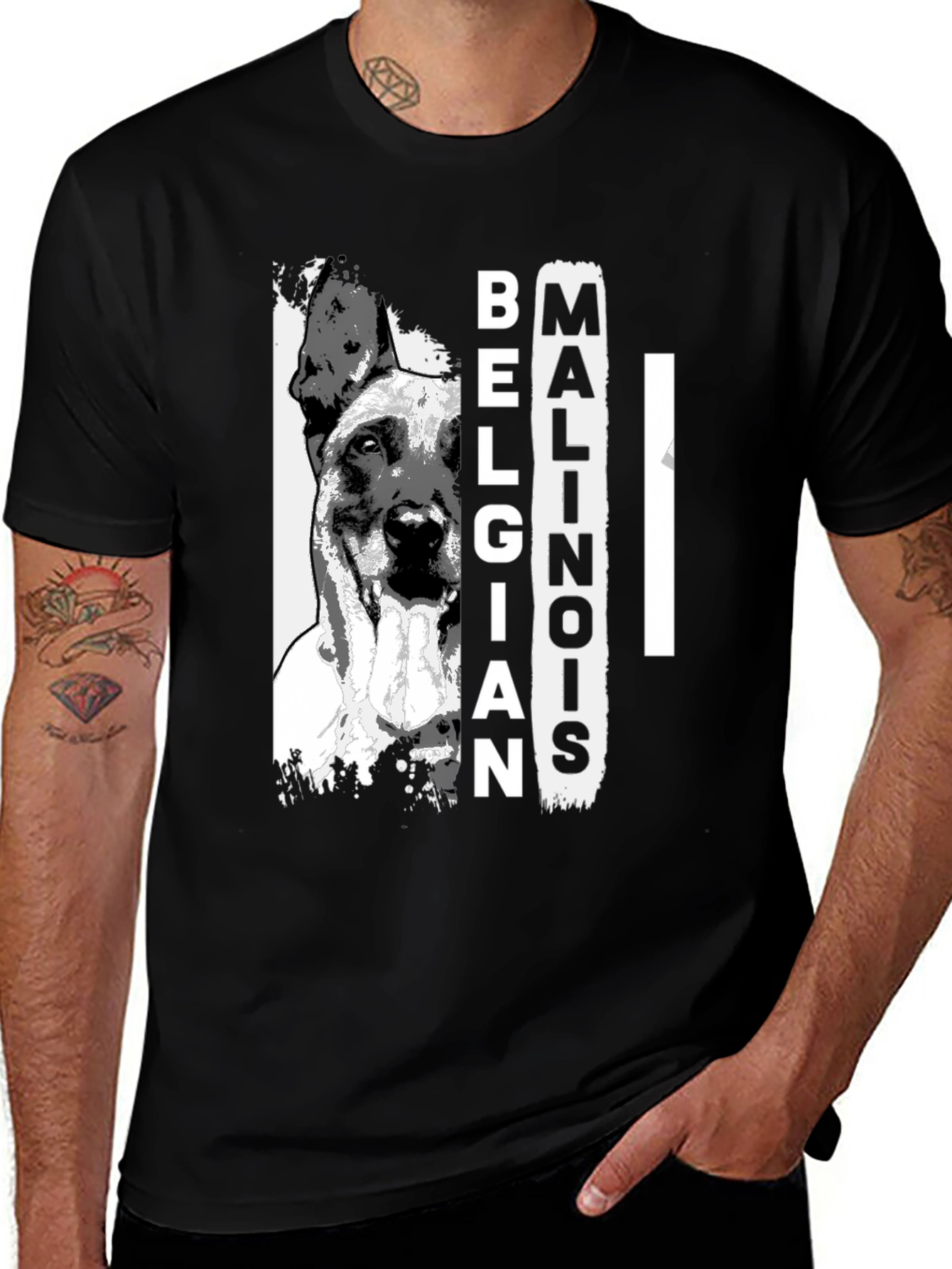 Belgian Malinois T-Shirt – Stylish Dog Lover Graphic Tee