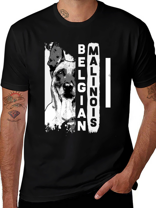 Belgian Malinois T-Shirt – Stylish Dog Lover Graphic Tee