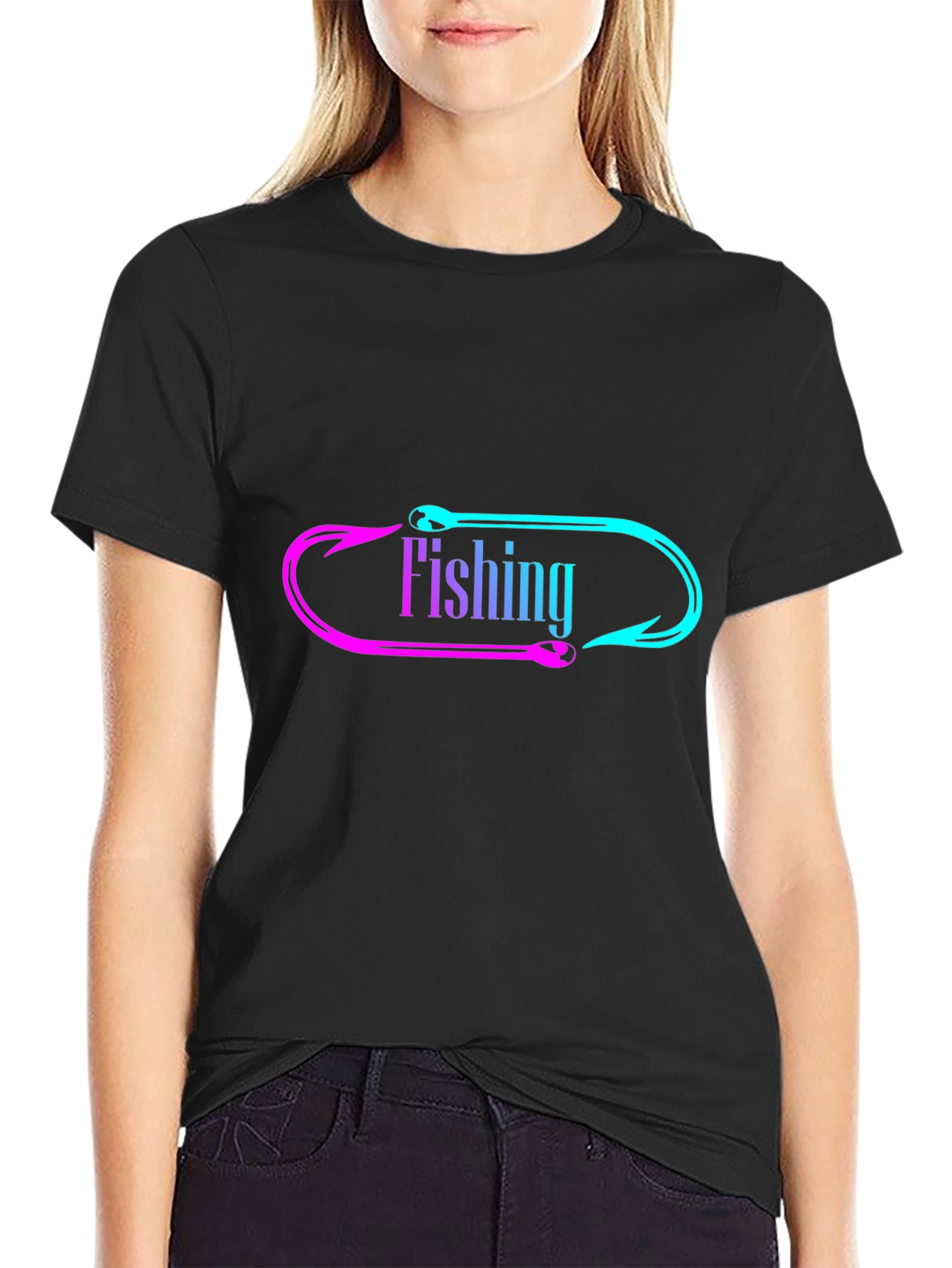 Fishing Hook Graphic Tee - Anglers Style!