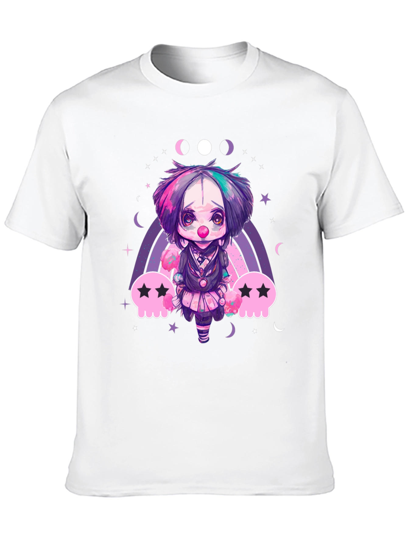 Kawaii Pastel Goth Clown T-Shirt