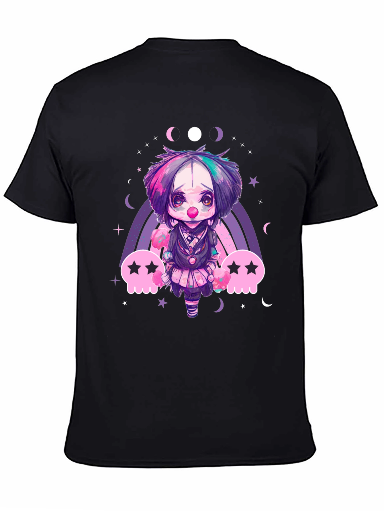 Kawaii Pastel Goth Clown T-Shirt