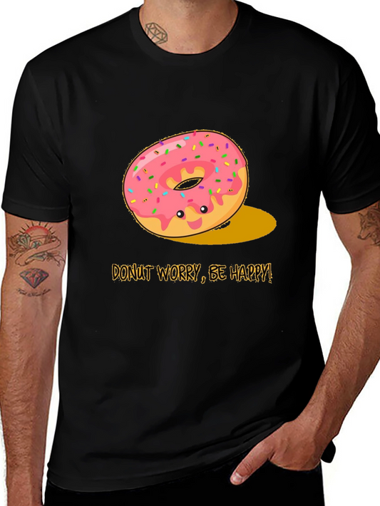 Donut Worry Be Happy Graphic Tee