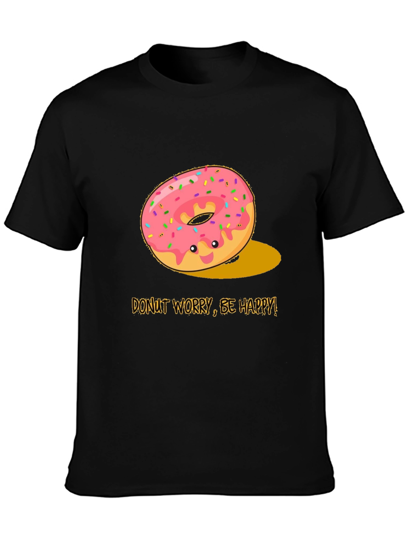 Donut Worry Be Happy Graphic Tee