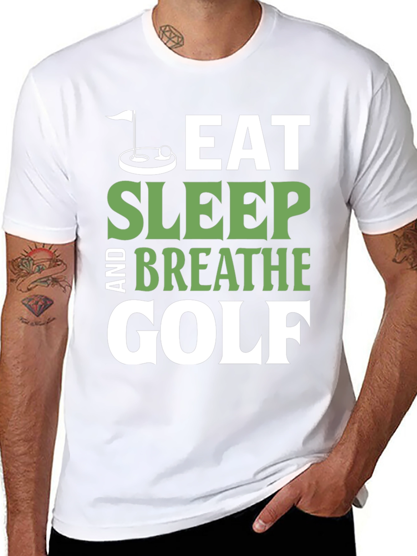 Eat Sleep Breathe Golf T-Shirt