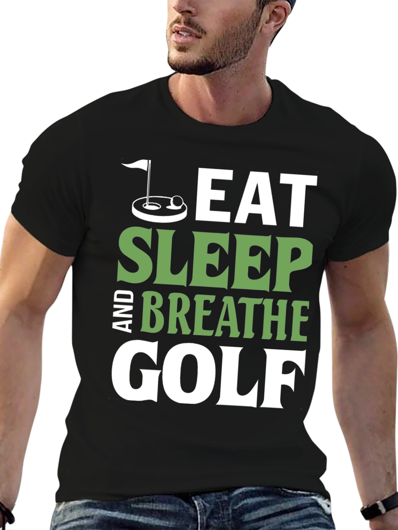 Eat Sleep Breathe Golf T-Shirt