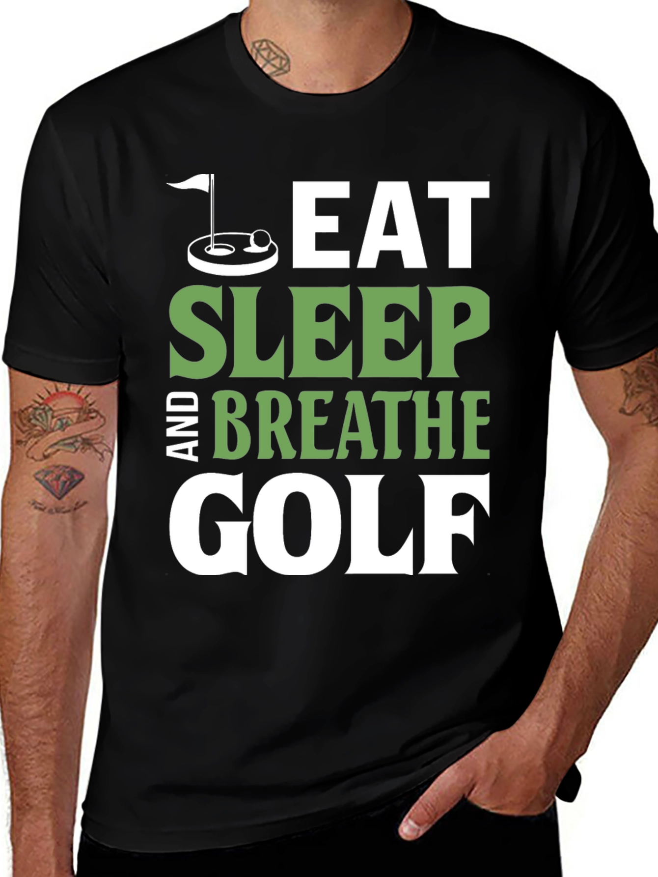 Eat Sleep Breathe Golf T-Shirt