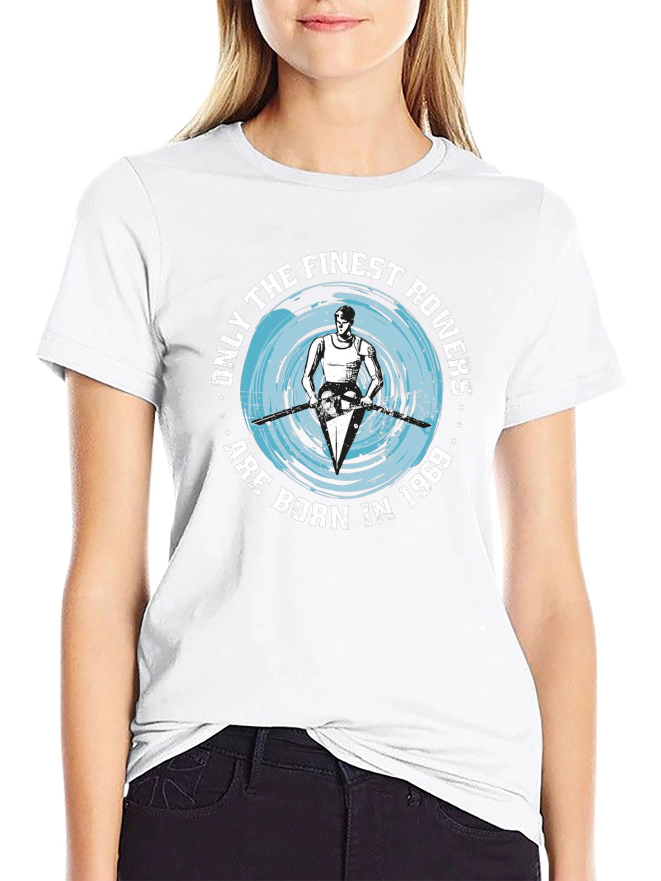 Finest Rowers Born in 1969 Black T-Shirt