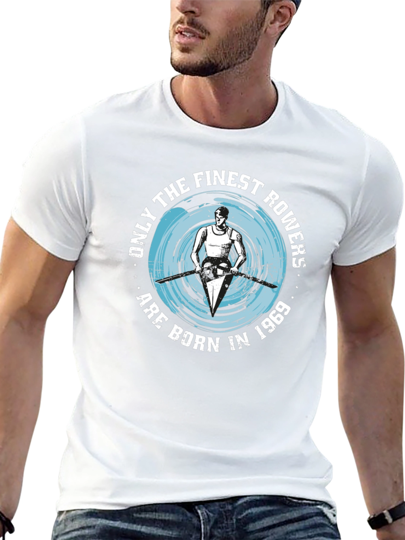 Finest Rowers Born in 1969 Black T-Shirt