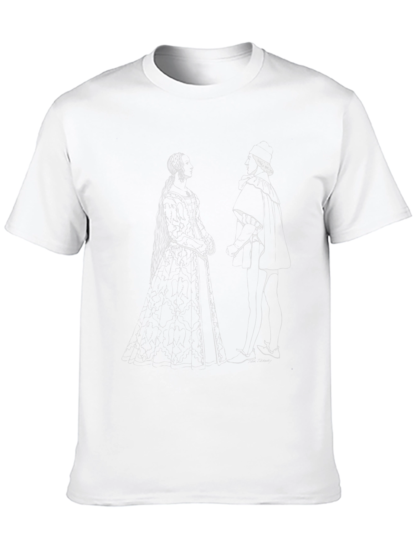 Renaissance Art Graphic Tee - Classic Black T-Shirt