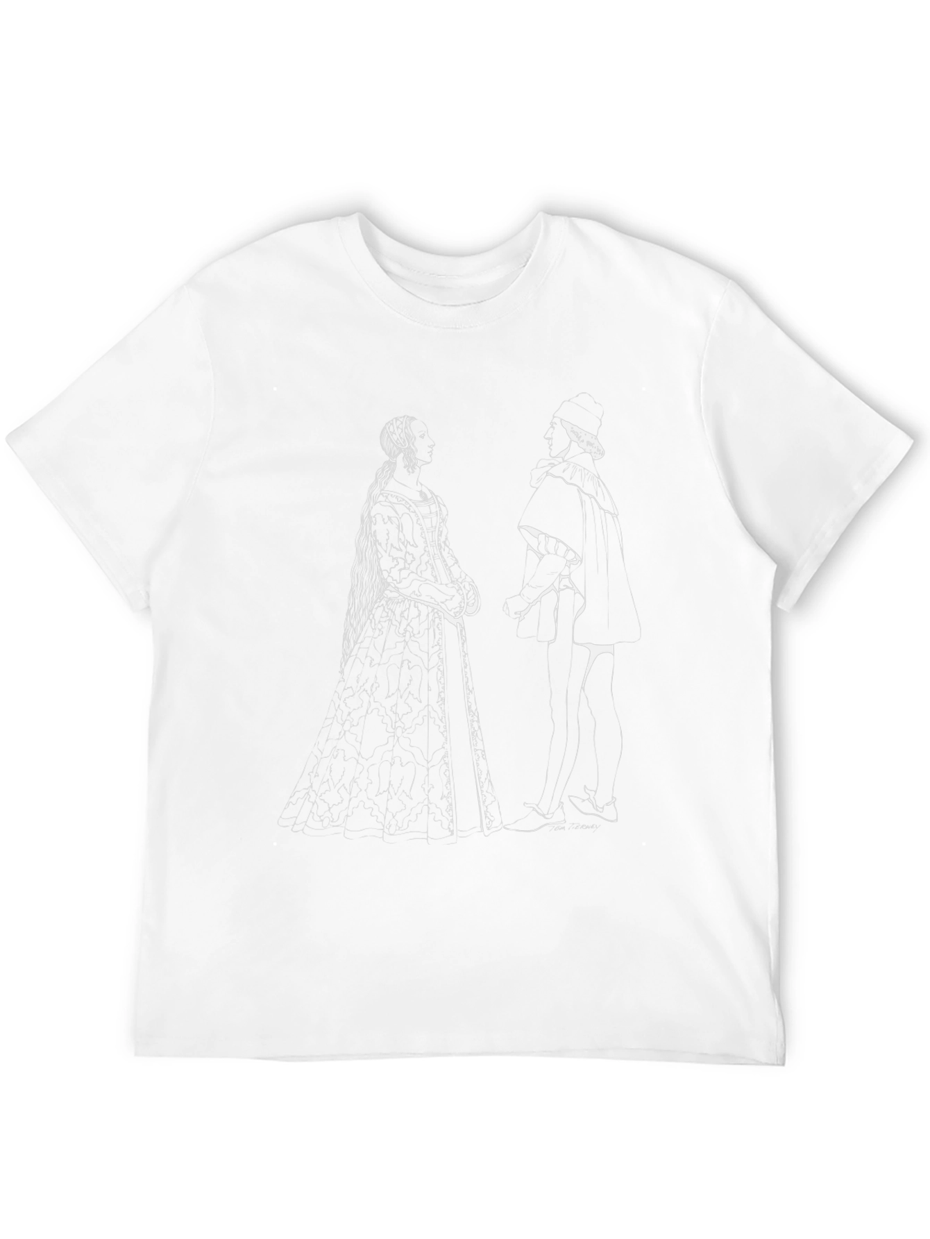 Renaissance Art Graphic Tee - Classic Black T-Shirt