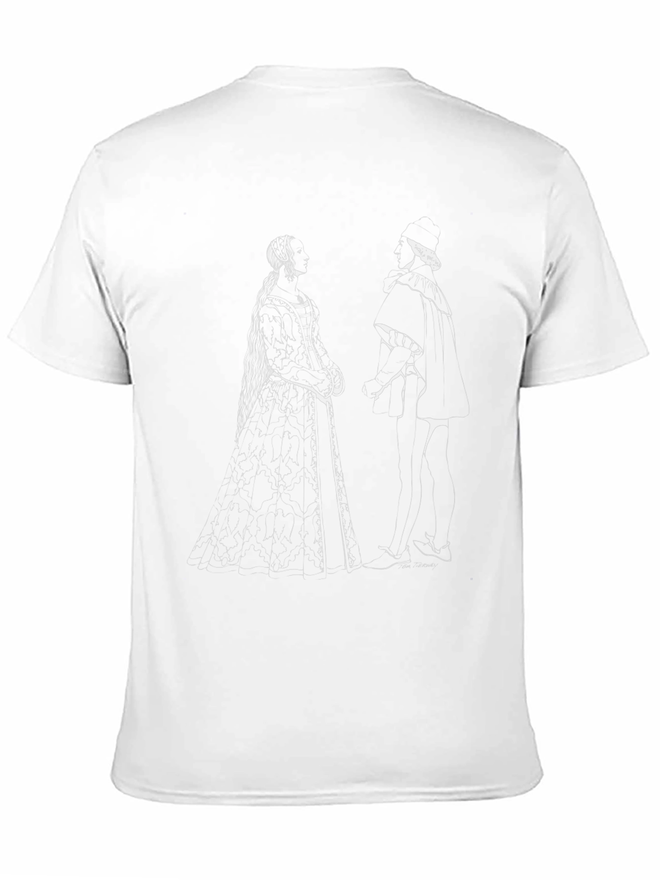 Renaissance Art Graphic Tee - Classic Black T-Shirt