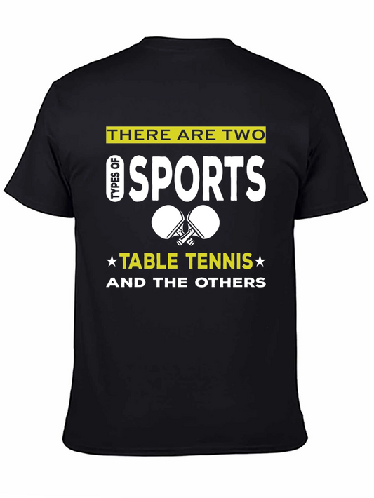 Table Tennis T-Shirt - Two Types of Sports