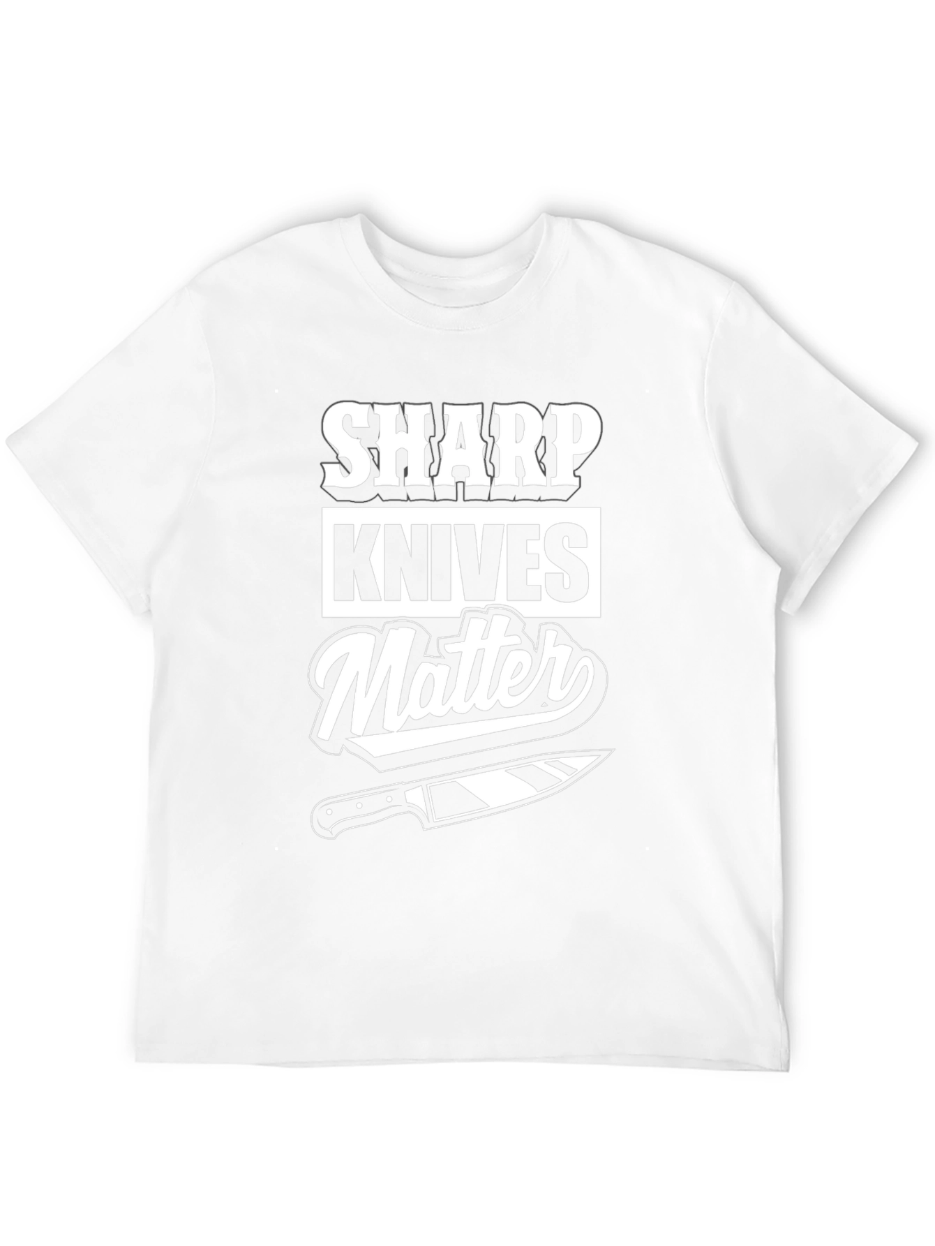 Sharp Knives Matter T-Shirt Chef Tee
