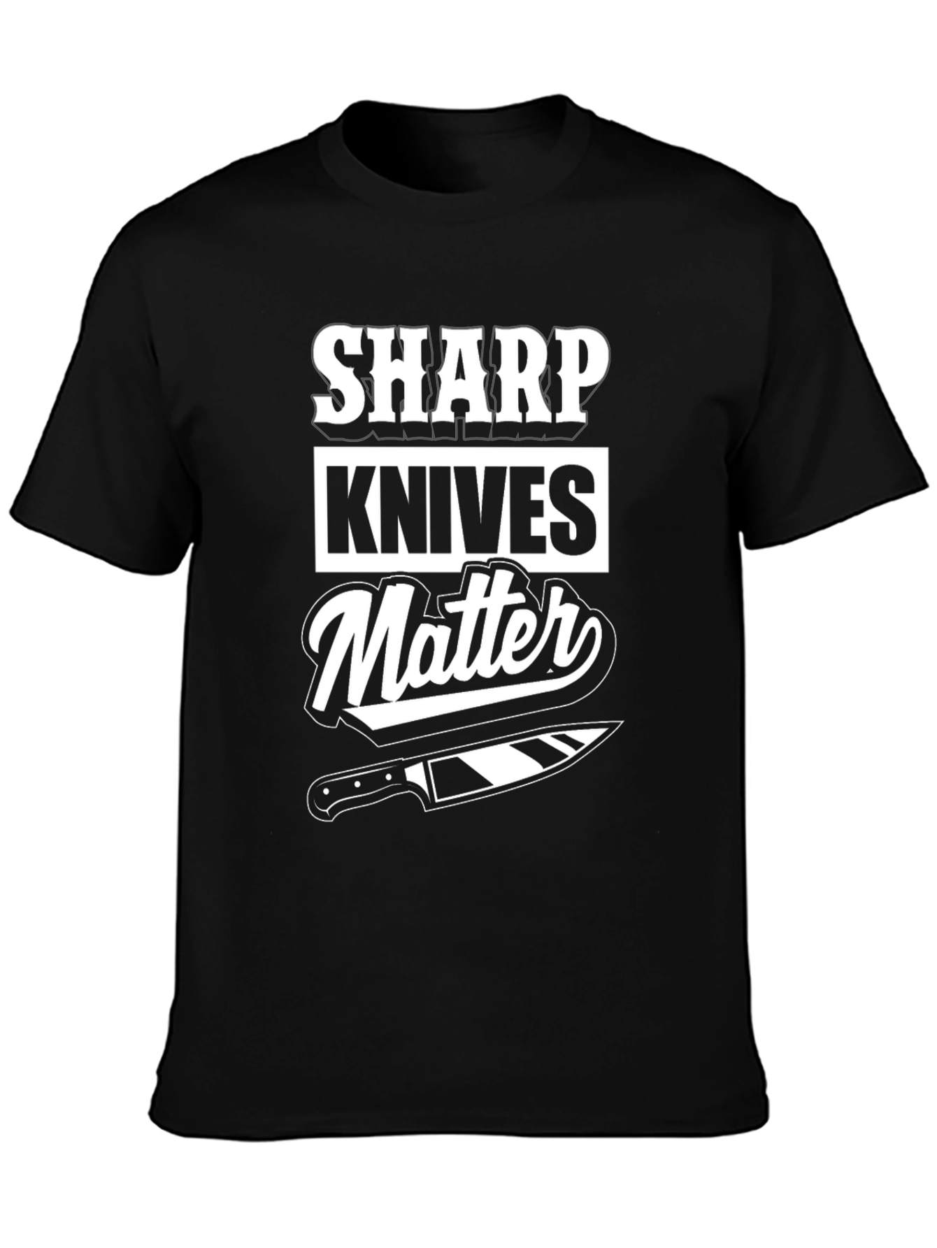 Sharp Knives Matter T-Shirt Chef Tee