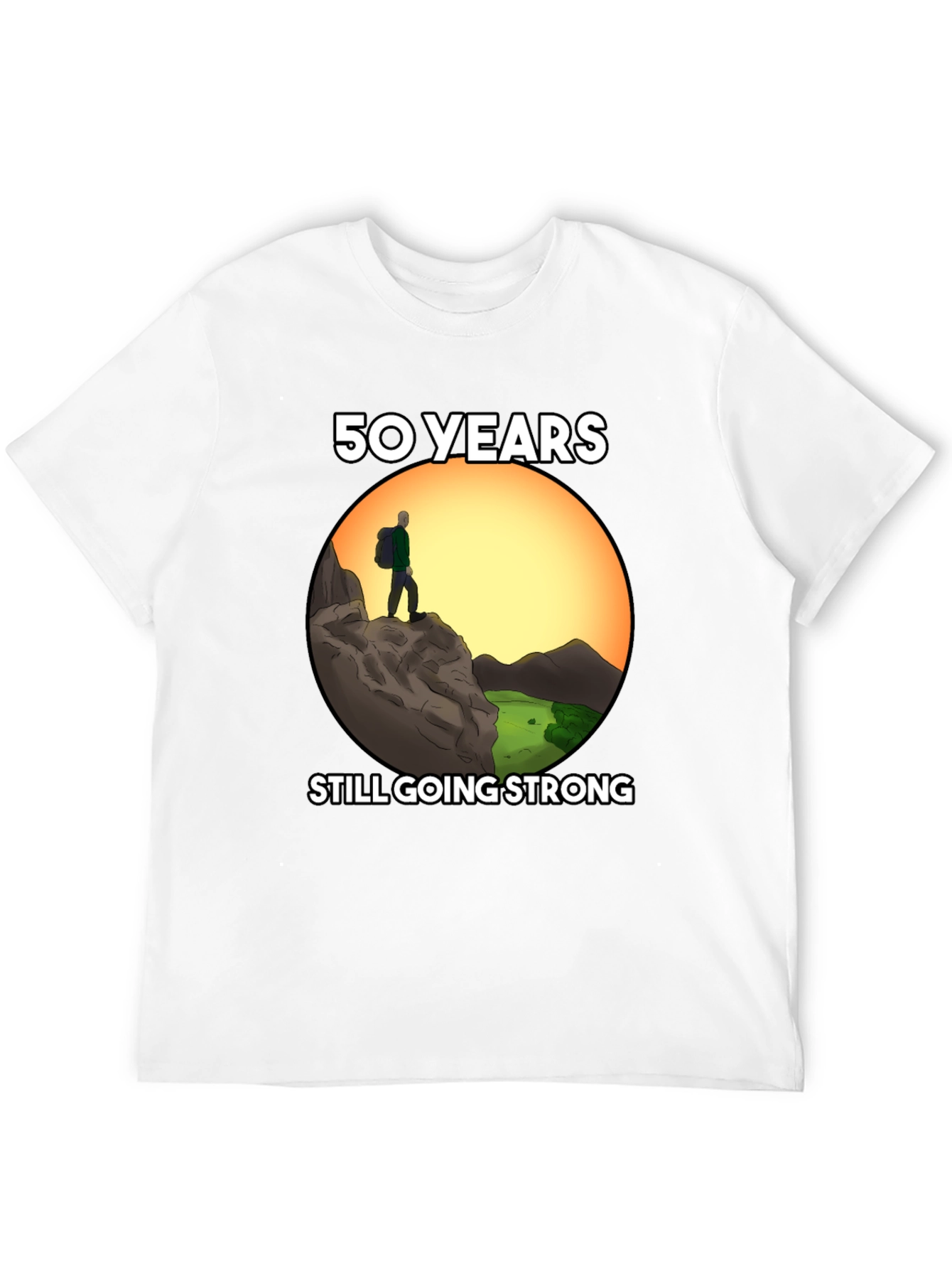 50 Years Still Going Strong Hiking T-Shirt