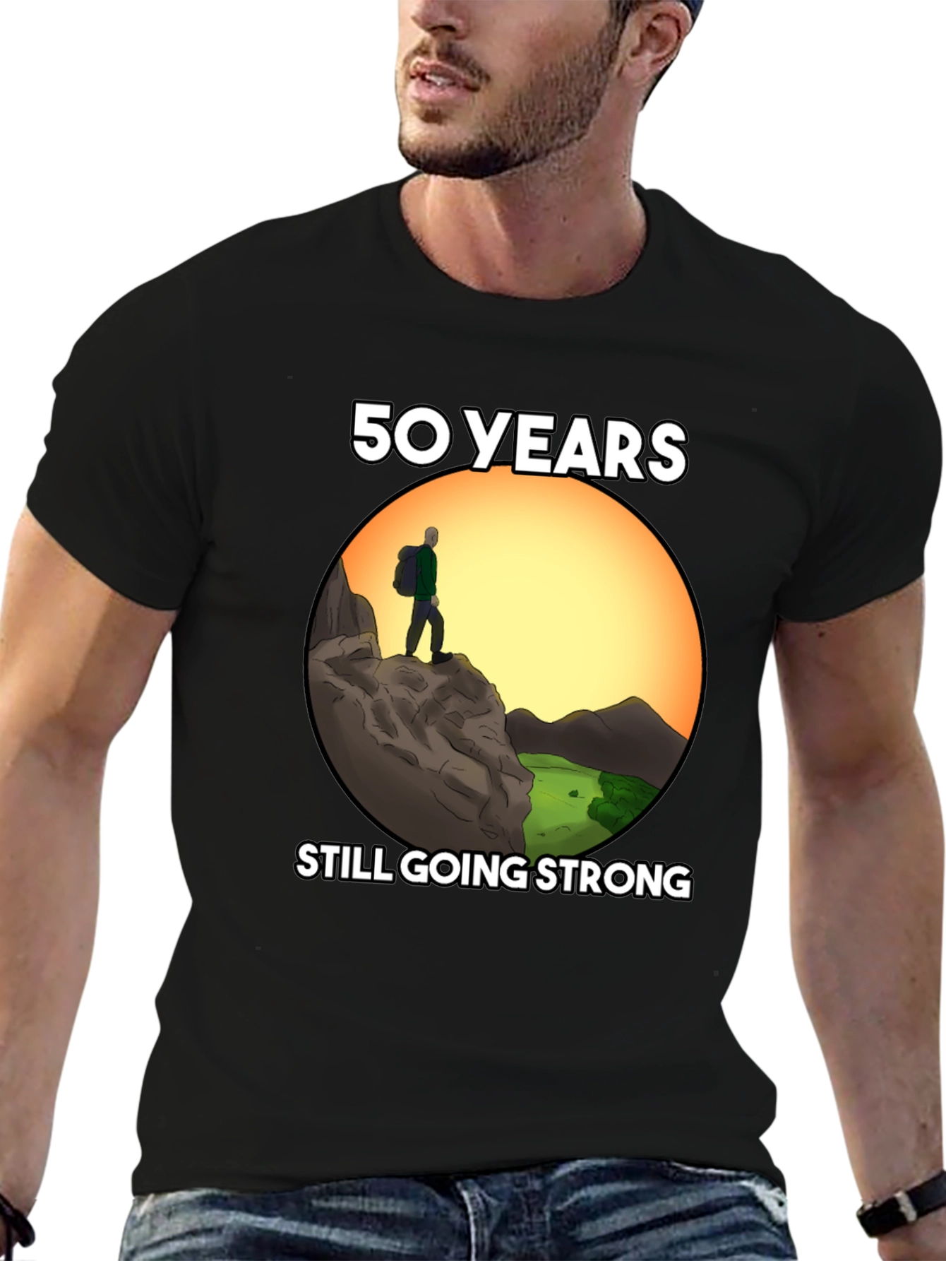 50 Years Still Going Strong Hiking T-Shirt