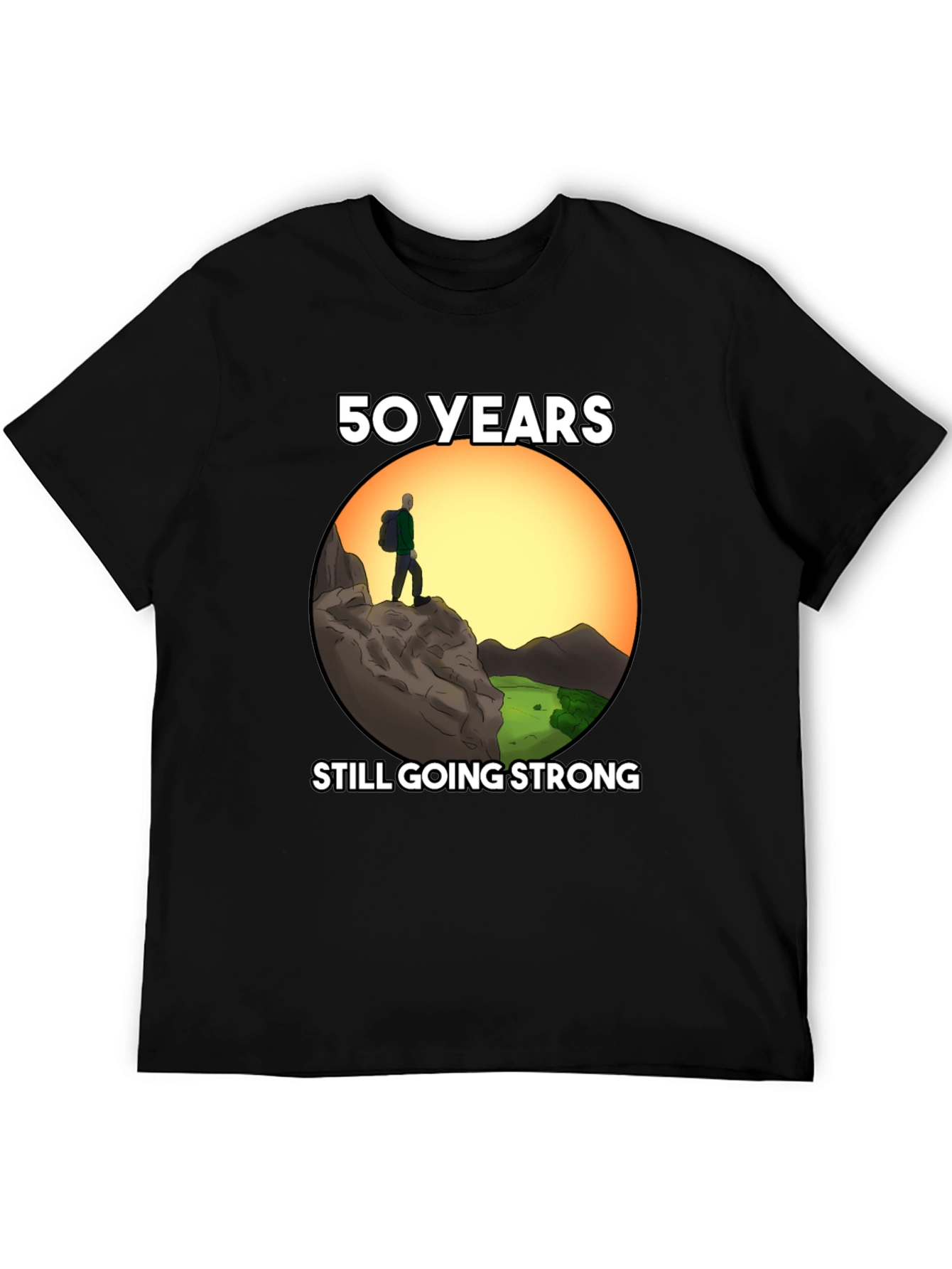 50 Years Still Going Strong Hiking T-Shirt