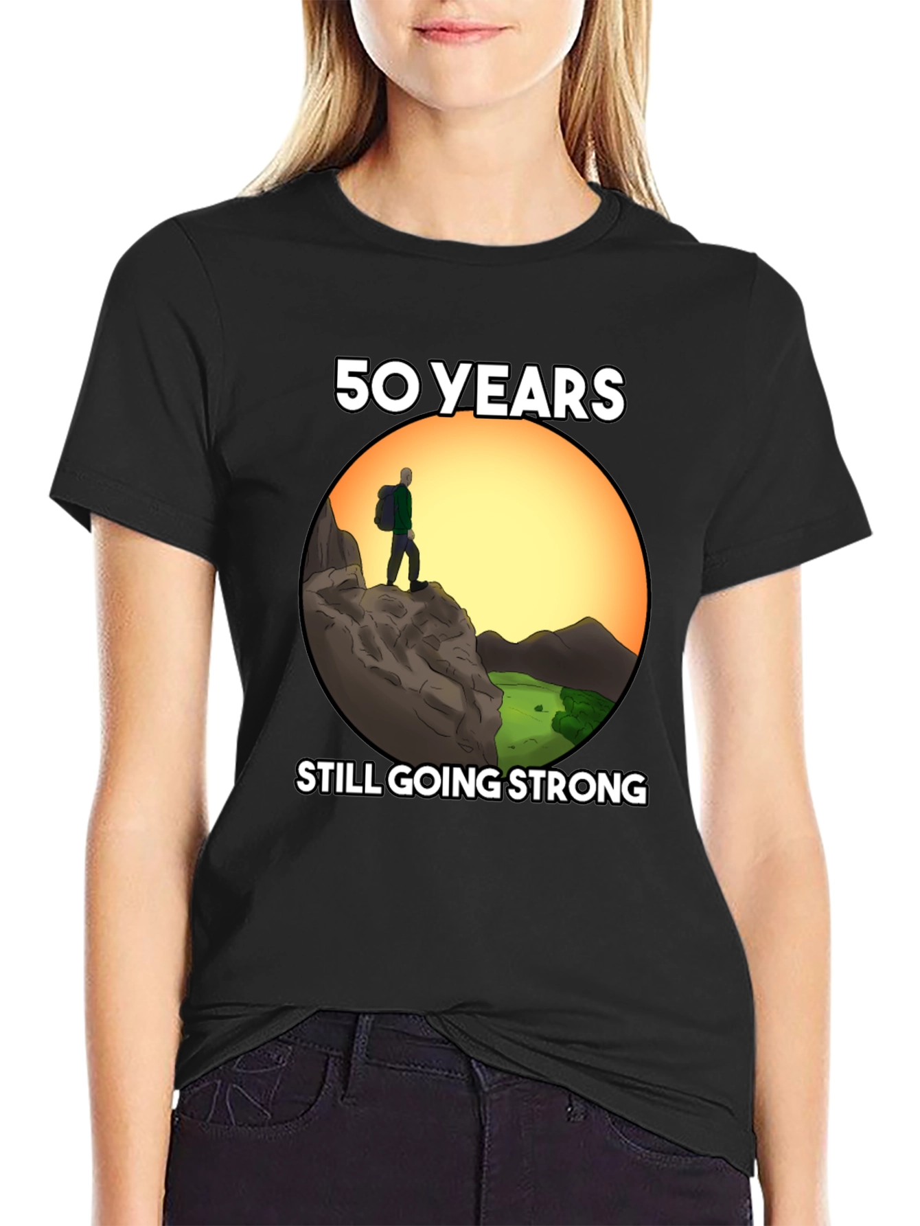 50 Years Still Going Strong Hiking T-Shirt