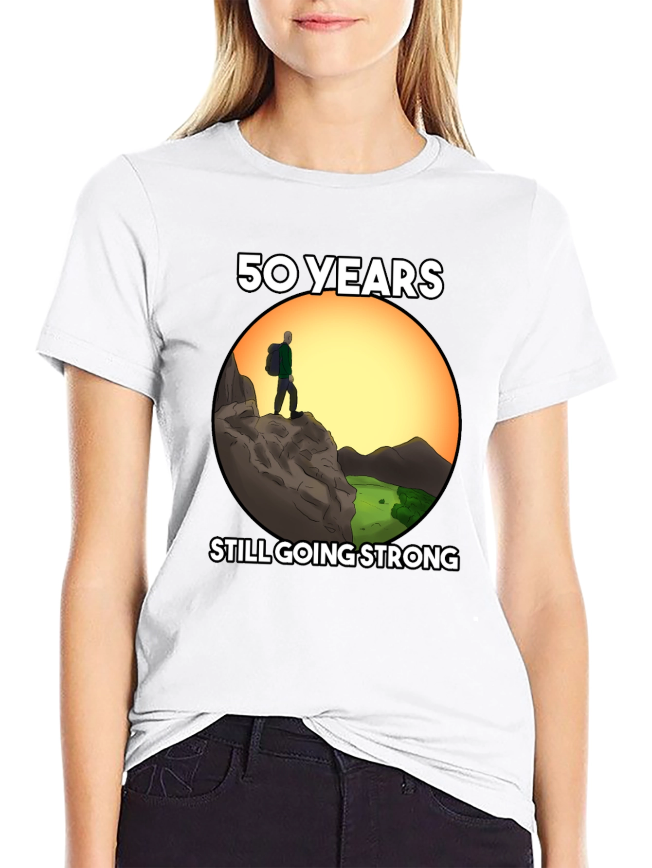 50 Years Still Going Strong Hiking T-Shirt