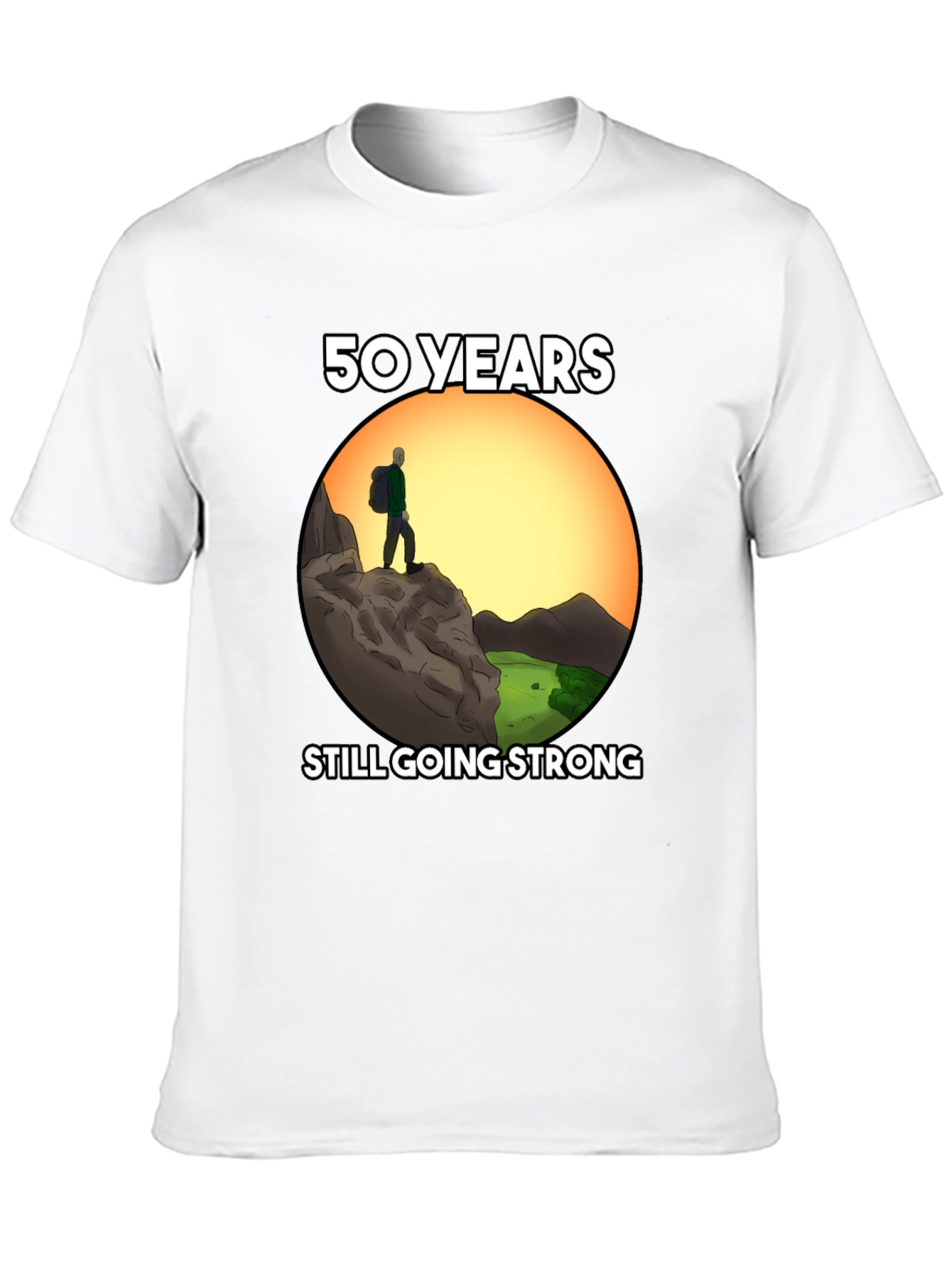 50 Years Still Going Strong Hiking T-Shirt