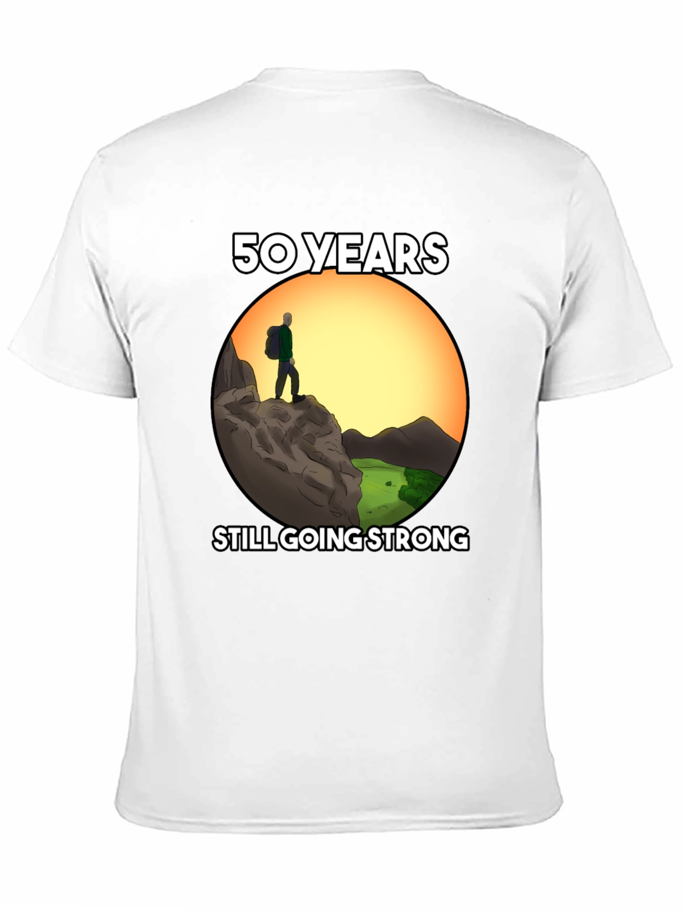 50 Years Still Going Strong Hiking T-Shirt