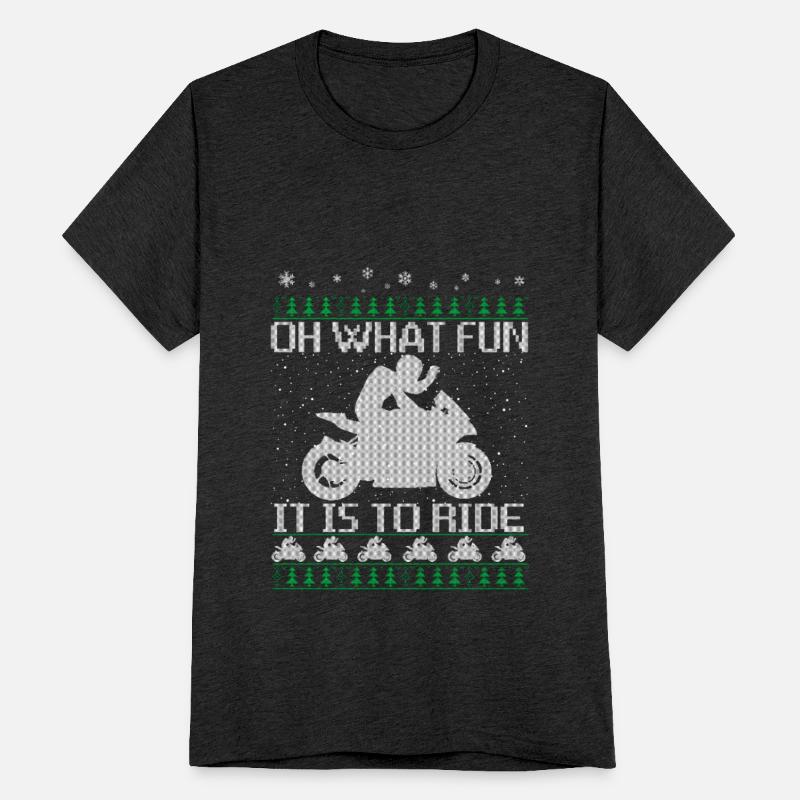 Oh What Fun It Is To Ride Funny Biker Christmas